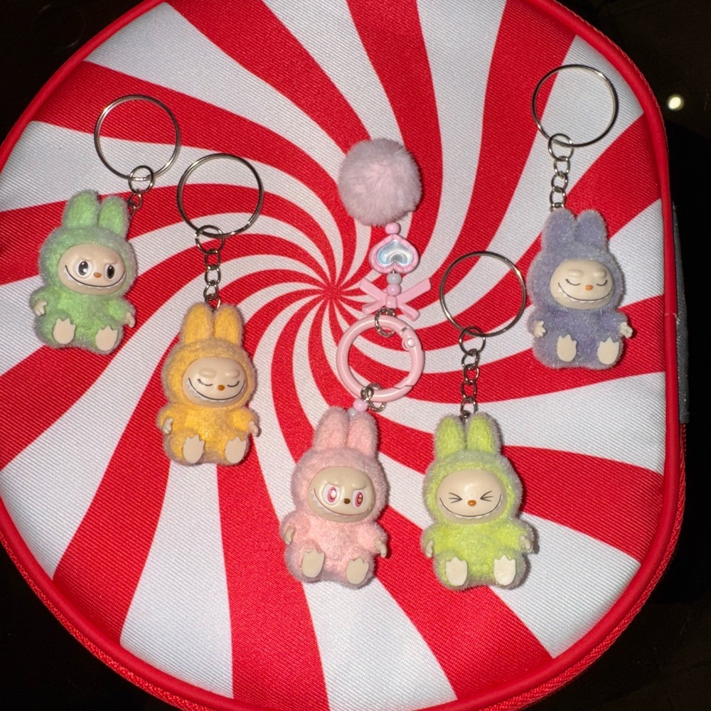Labubu keychains